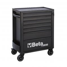 Carrinho para ferramentas com 7 gavetas preto - RSC24/7 
