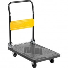 Carro plataforma com tampo pl�stico capacidade 150 kg