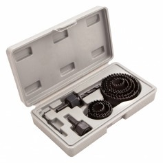 Jogo de serra copo para madeira 19 a 64 mm com 11 pe�as - 704739