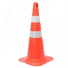 Cone para sinaliza��o 75 cm com 2 faixas - RM-41 