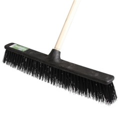 Vassoura tipo gari de pia�ava cepa plastica 60 cm