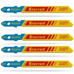 L�mina serra tico tico 50 mm bimetal para metal 5 pe�as - BU224