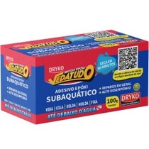 Massa adesiva ep�xi subaqu�tica 100g - Vedatudo