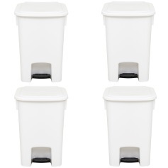 Cesto coletor de lixo 15L com pedal 4 pe�as - MVCP15