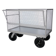 Carro plataforma fechado com tela - TM-63