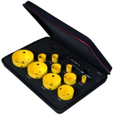 Jogo de serra copo 19 a 64 mm com 10 pe�as - DEEP CUT