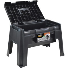 Banqueta pl�stica com compartimento multiuso - 25833