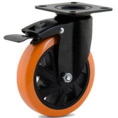 Rodízio giratório com freio 6 Rodízio giratório com freio 6