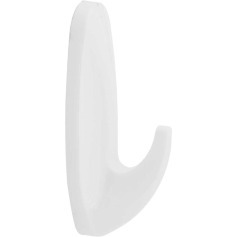 Gancho pl�stico adesivo com 3 pe�as