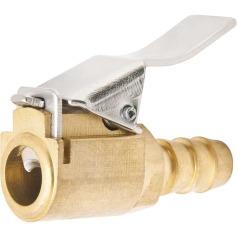 Bico simples para encher pneus com presilha 