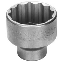 Soquete estriado 17 mm encaixe 3/4