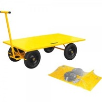 Carrinho plataforma metálico 600 kg Carrinho plataforma metálico 600 kg