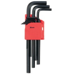 Jogo de chave allen longa 1,5 a 10 mm com 9 pe�as - 112319