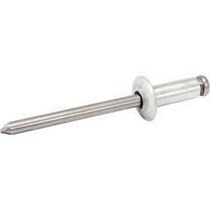 Rebite de repuxo em alum�nio de 4,0 x 10 mm caixa com 1000 pe�as 
