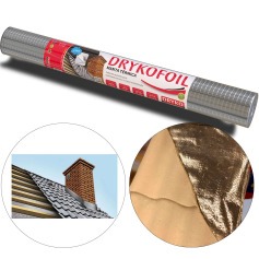 Manta termica para telhado em alum�nio 1 face 1,20 x 41,67m 50m� - DRYKOFOIL
