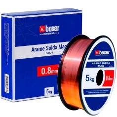 Arame para solda mig de 0.8 mm rolo com 5 kg 