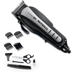 Máquina de cortar cabelo com 4 pentes e acessórios Classic Pro - CR-03 Máquina de cortar cabelo com 4 pentes e acessórios Classic Pro - CR-03