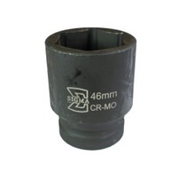 Soquete sextavado de impacto longo 46 mm encaixe 1 Soquete sextavado de impacto longo 46 mm encaixe 1
