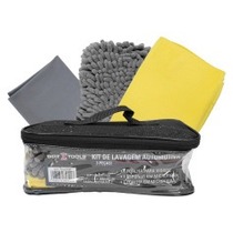 Kit de lavagem automotiva com 3 peças Kit de lavagem automotiva com 3 peças