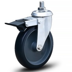 Rodízio giratório com freio 4 Rodízio giratório com freio 4