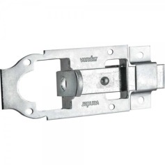 Fecho chato com porta-cadeado 4 Fecho chato com porta-cadeado 4