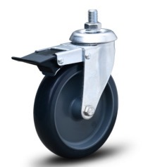 Rodízio giratório com freio 5 Rodízio giratório com freio 5