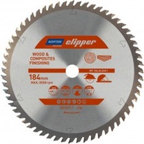Disco de serra para madeira 184 x 20 mm 60 dentes - Clipper Disco de serra para madeira 184 x 20 mm 60 dentes - Clipper