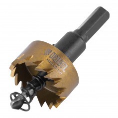 Serra copo para metal 28 mm revestimento em Nitreto de Tit�nio com suporte 