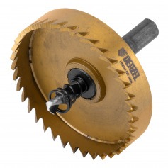 Serra copo para metal 65 mm revestimento em Nitreto de Tit�nio com suporte