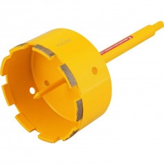 Serra copo diamantada 110 mm com haste de 3/8