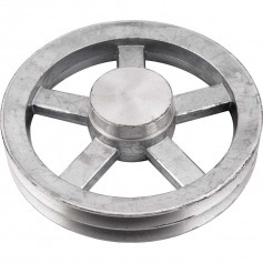 Polia de alum�nio 2 canais B - 250 mm