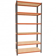 Estante desmont�vel 1000 x 450 x 1950 mm com 6 prateleiras - 40301