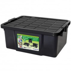 Caixa organizadora com tampa 40 litros empilh�vel - 25888