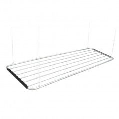 Varal de teto 56 x 16 x 80 cm em alum�nio