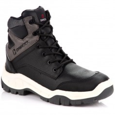 Botina bidensidade couro vaqueta com cadar�o - MAAG