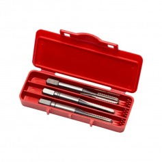 Jogo de macho manual a�o r�pido M4 x 0,7 mm DIN352 com 3 pe�as E100M4NO8