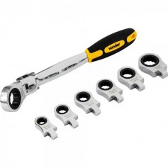 Jogo de chaves estrela com catracas intercambi�veis 8 mm a 19 mm