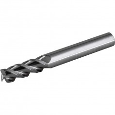 Fresa topo 6,0 mm com metal duro com 3 cortes Fresa topo 6,0 mm com metal duro com 3 cortes