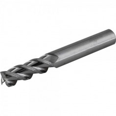 Fresa topo 10,0 mm em metal duro com 3 cortes Fresa topo 10,0 mm em metal duro com 3 cortes