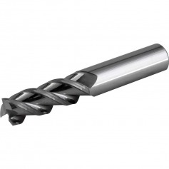 Fresa topo 12,0 mm em metal com 3 cortes