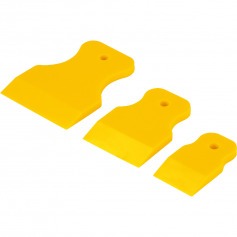 Jogo de espátulas em PVC 3 peças Jogo de espátulas em PVC 3 peças