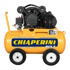 Compressor de ar 10 p�s 50L 2 hp 140 libras trif�sico - REX.T M�vel