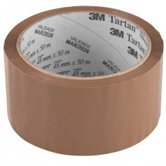Fita adesiva 48 mm x 50 m marrom - HB004723407