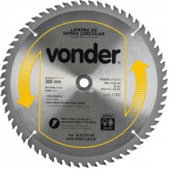 Disco de serra 300 mm x 30 mm 60 dentes