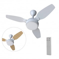 Ventilador de teto 3 p�s Inverter dupla face mdf com controle remoto - Legacy Inverter Led