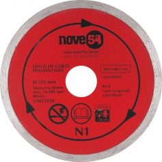 Disco diamantado liso 105 mm Disco diamantado liso 105 mm