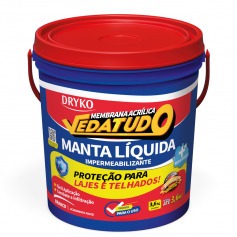 Manta l�quida impermeabilizante para lajes e telhados 3,6 Kg - Vedatudo
