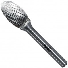 Lima rotativa endurecida em gota 16 x 25 mm haste 6 mm - 23.273 Lima rotativa endurecida em gota 16 x 25 mm haste 6 mm - 23.273