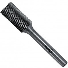 Lima rotativa endurecida cil�ndrica reta 12 x 25 mm haste 6 mm - 23.213