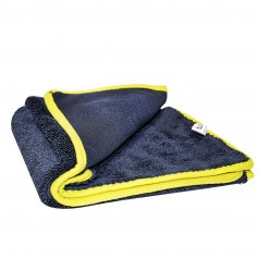 Toalha de microfibra para secagem automotiva 80 x 50 cm preto - 25237